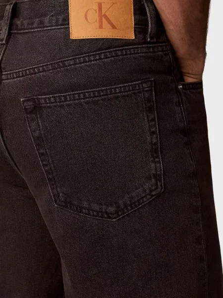 Широкие джинсы Calvin Klein черные