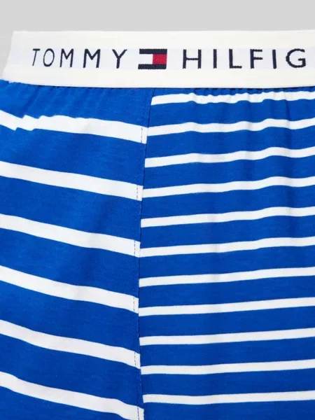 Piżama o kroju regular fit z czystej bawełny Tommy Hilfiger biała