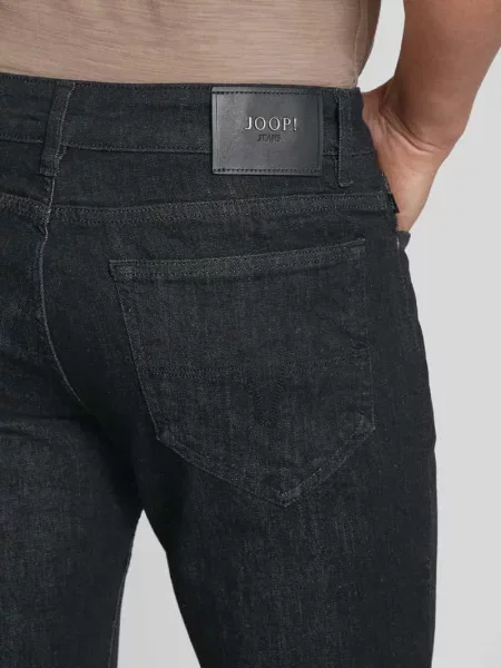 Jeansy w jednolitym kolorze model ‘Mitch’ Joop! Jeans czarne