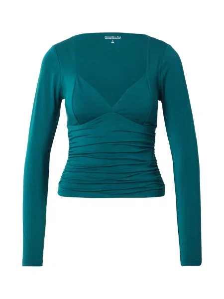 Abercrombie & Fitch Tricou ZOE petrol verde
