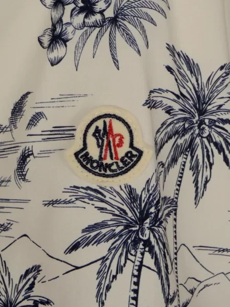 Trópusi mintás rövid ing Moncler nyomtatás
