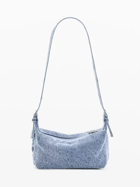 Desigual Kabelka na rameno denim modrá