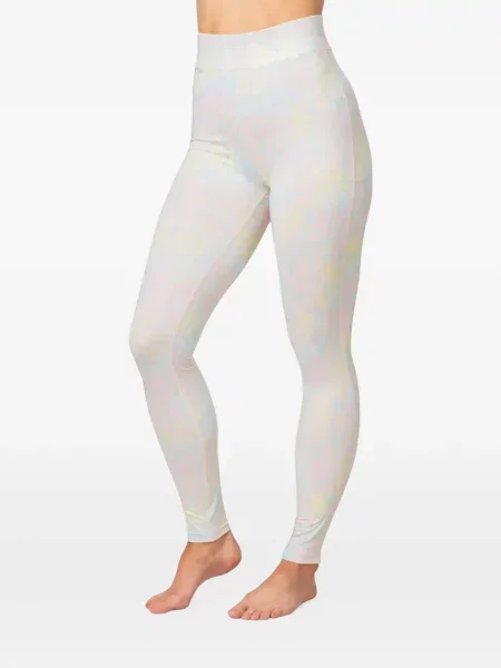 Leggings Kari Traa cu model floral cu imagine albastru