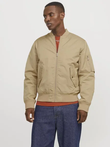 JACK & JONES Prechodná bunda JJOcean svetlohnedá
