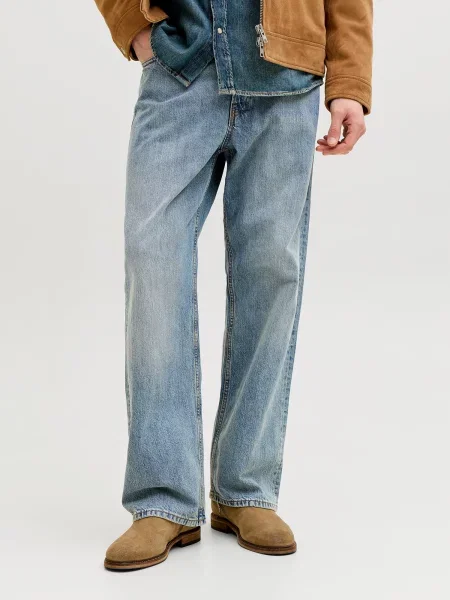 JACK & JONES Džínsy JJITED JJCLASSIC denim modrá