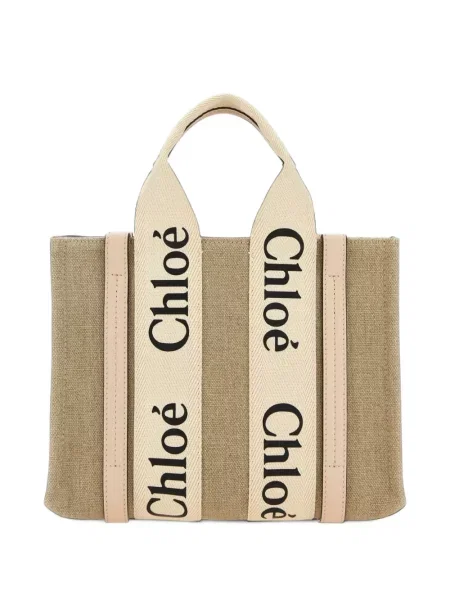 Λινή τσάντα shopper Chloé