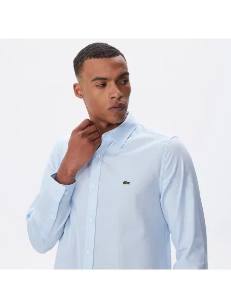 Lacoste сорочка чоловіча блакитна