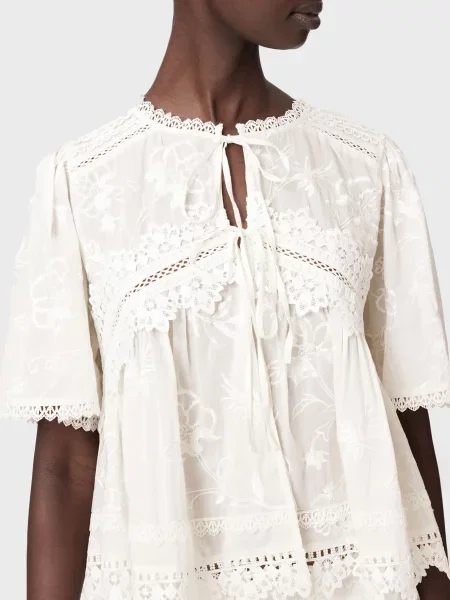 Блуза Allsaints біла