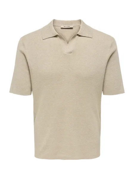 Only & Sons Pulover ONSTRAVIS kitt alb