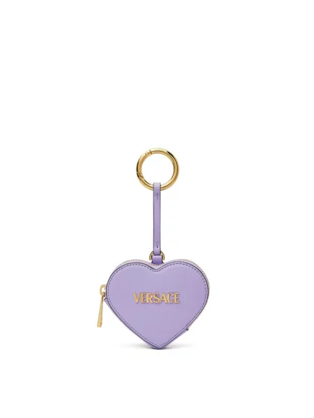 Колие Versace със сърца виолетово