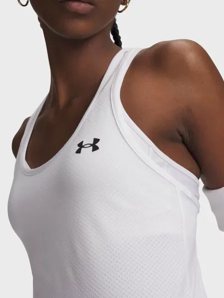 Майка Under Armour с сеткой белая