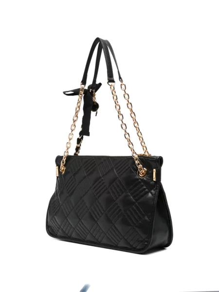 Colier Love Moschino matlasat negru