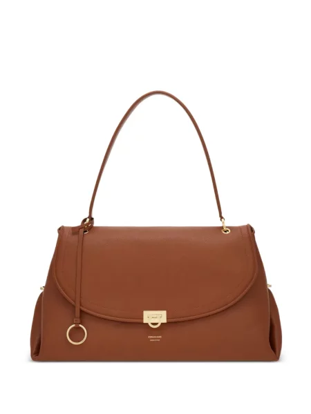 Geantă Ferragamo maro