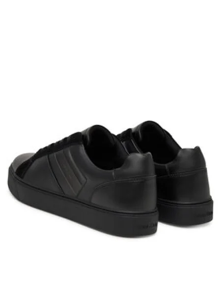 Calvin Klein Sneakersy Classic Cupsole Laceup Tape čierna