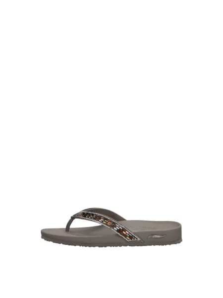 Klapki Skechers szare