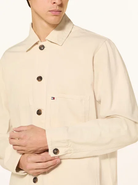 Tommy Hilfiger Džínová Bunda béžová