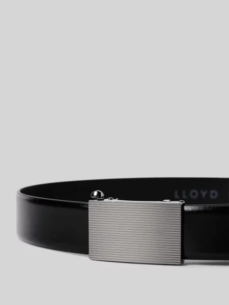 Skórzany z zapięciem na klamrę Lloyd Men's Belts czarny