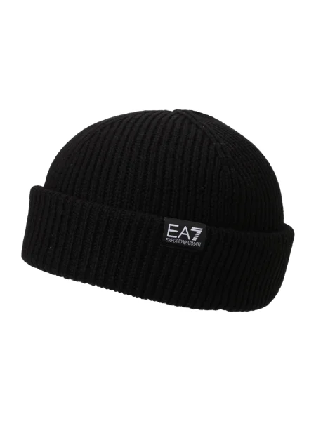 Emporio Armani pălărie din amestec de lână negru
