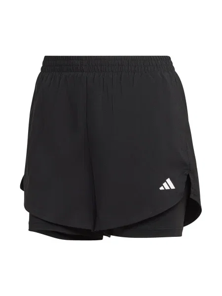 ADIDAS PERFORMANCE Športové nohavice / biela čierna