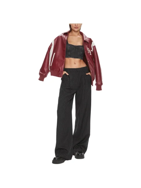 Tommy Jeans Felső Bustier Top Slim Fit fekete