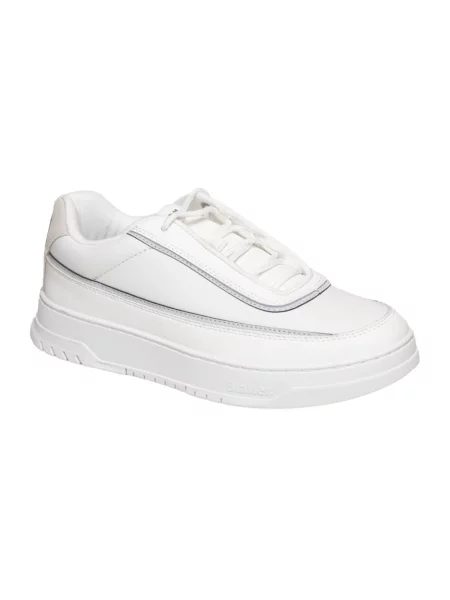 Sneakersy Blauer skórzane białe