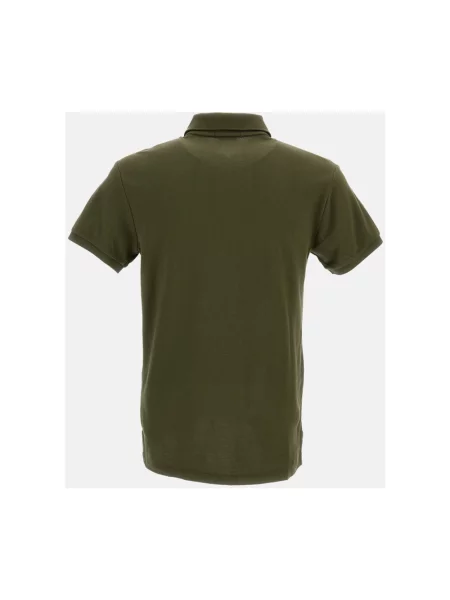 Lniana koszulka polo Polo Ralph Lauren z krótkim rękawem klasyczna zielona