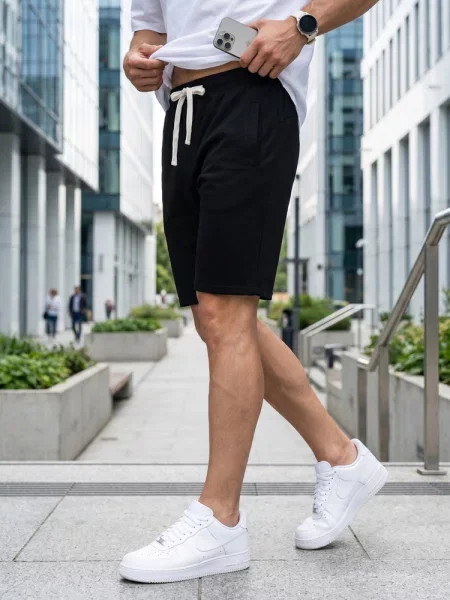 Pantaloni sport Dstreet negru