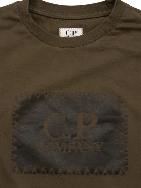 Koszulka dziecięca C.p. Company zielona