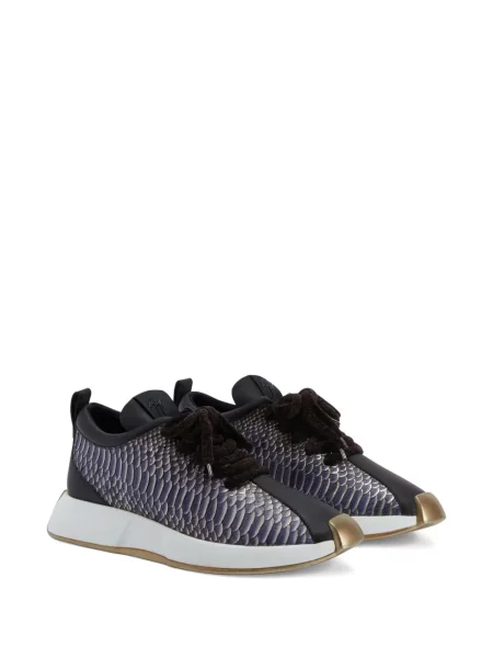 Sneakerși Giuseppe Zanotti cu imagine negru
