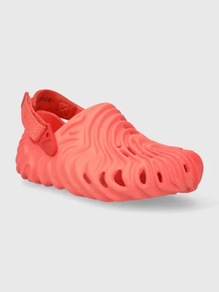 Дитячі шльопанці Crocs Salehe Bembury x The Pollex Clog помаранчевий