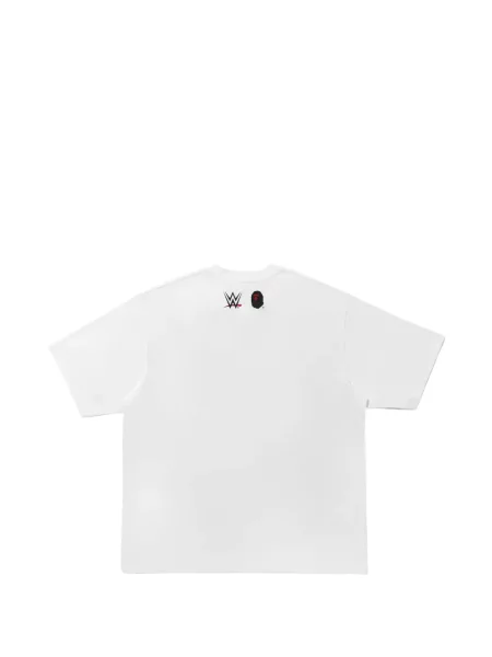 Μπλούζα A Bathing Ape® πέτρες λευκό