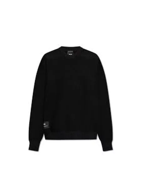 Sweter Y-3 wełniany czarny