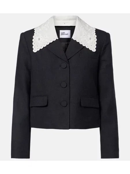 Geacă Self-portrait gri