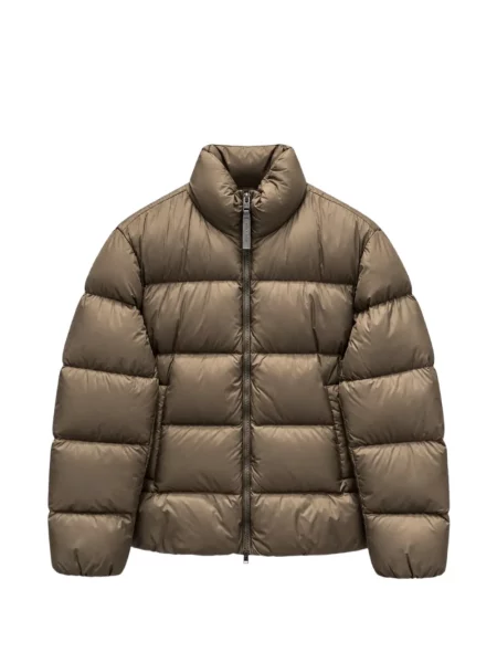 Matlasat geacă cu puf Woolrich maro