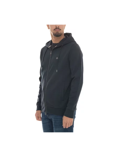 Bluza z kapturem Boss z kapturem niebieska