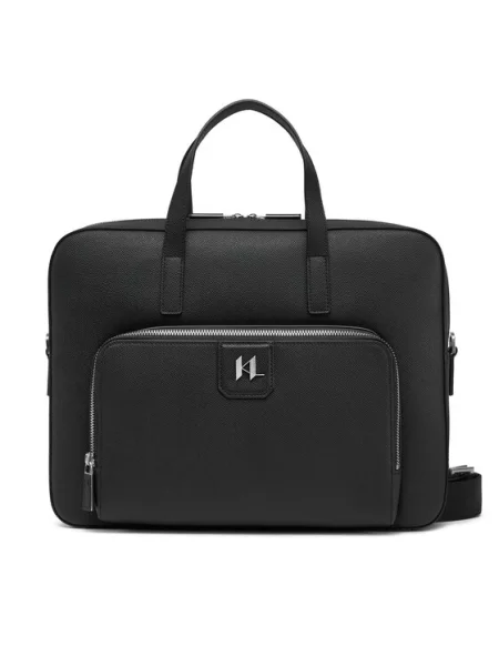 Torba za prenosnik Karl Lagerfeld K/Monogram črna