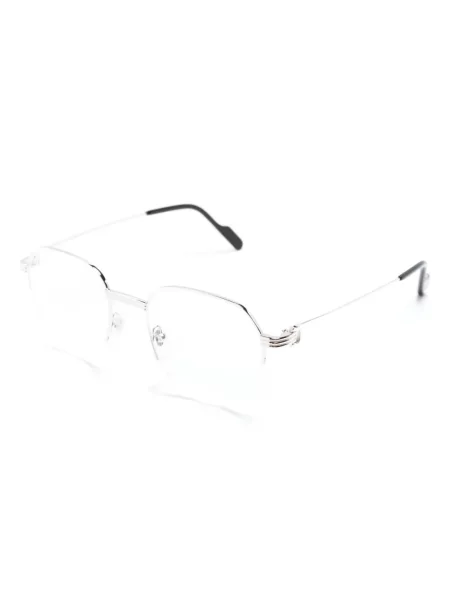 Saulės akiniai Cartier Eyewear sidabrinė