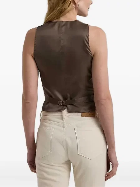 Vestă Lauren Ralph Lauren în carouri verde
