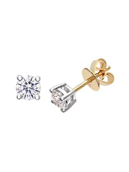 DIAMANT LETERNEL Náušnice žlutá
