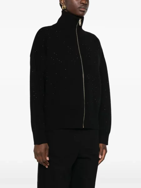 Stras cardigan Sandro negru