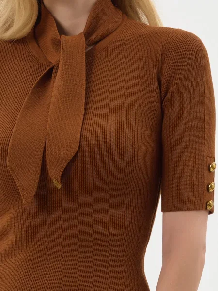 Сукня Elisabetta Franchi коричнева
