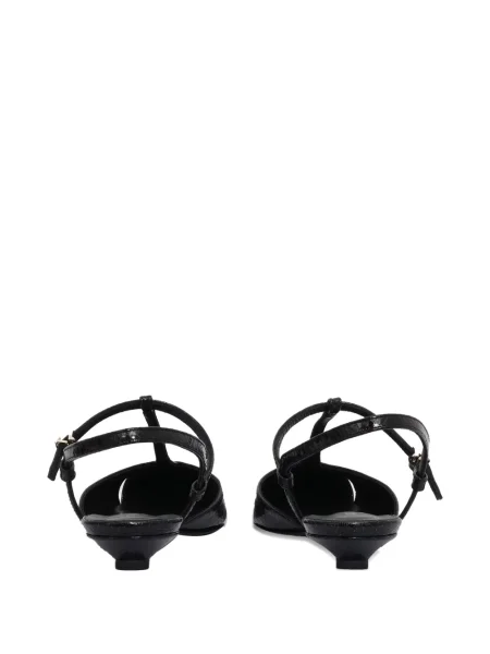 Pantofi cu toc Sergio Levantesi slingback negru
