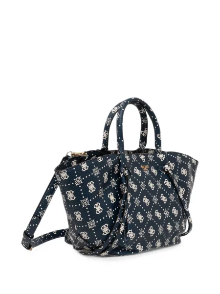 Geantă shopper Guess cu imagine albastru
