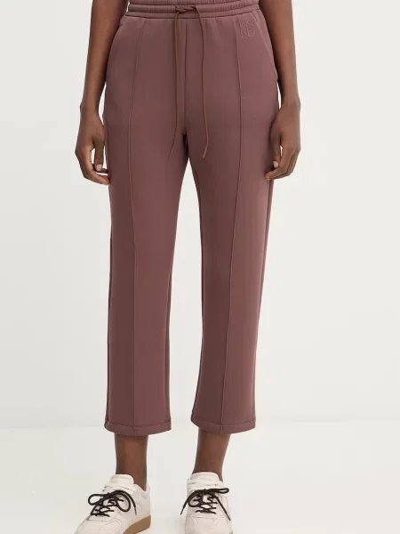 Weekend Max Mara spodnie dresowe UTOPIA brązowe