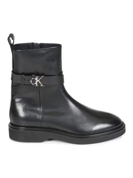 Calvin Klein Cizme glezne negru