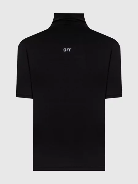 Топ з принтом логотипа Off-white чорний