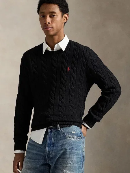 Polo Ralph Lauren Sveter Driver' čierna