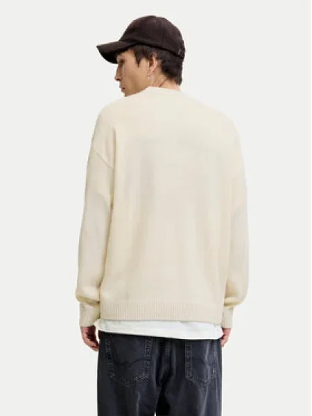 JACK & JONES Sveter JJEURBAN krémová