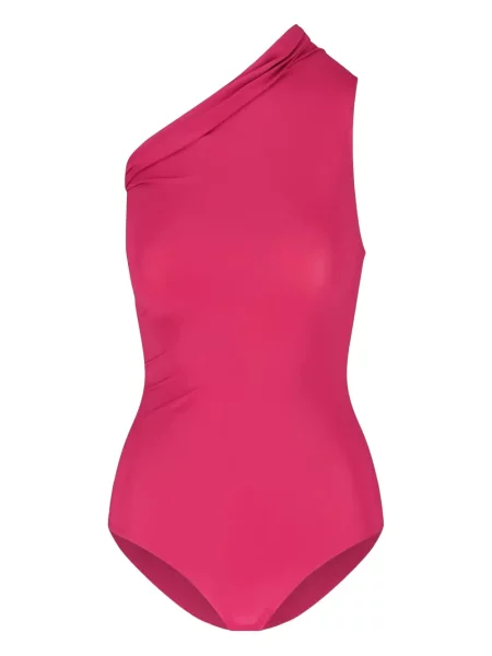 Costum de baie Rick Owens cu un umăr gol roz