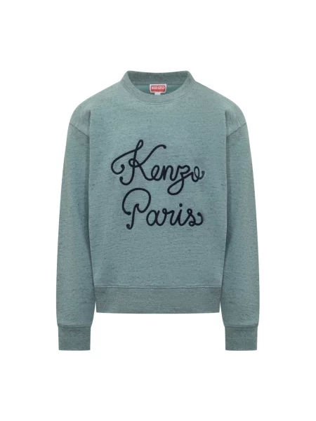 Bluza Kenzo z logo niebieska